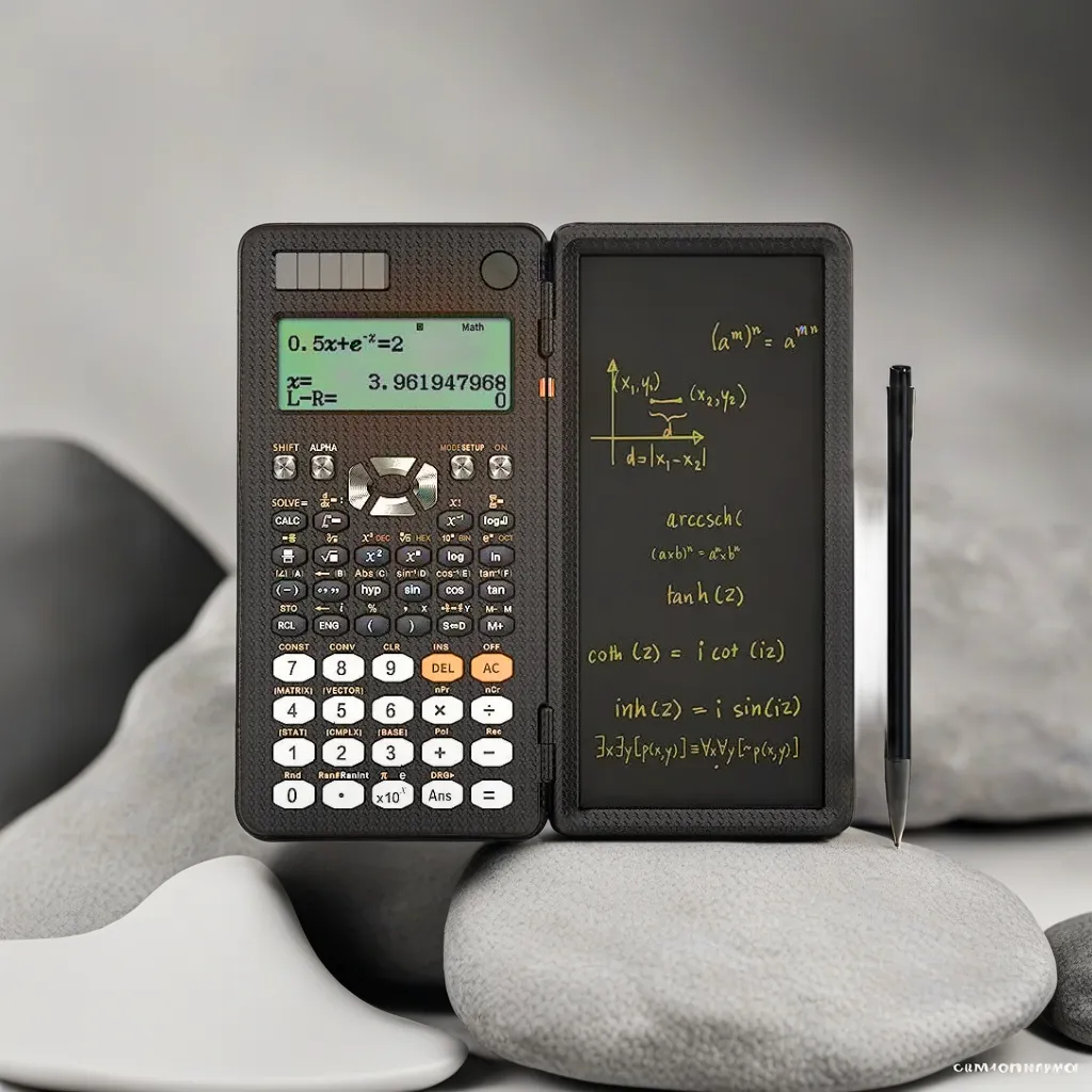 MathNote calculator - 2 in 1 Rekenmachine met een digitaal notitieblok